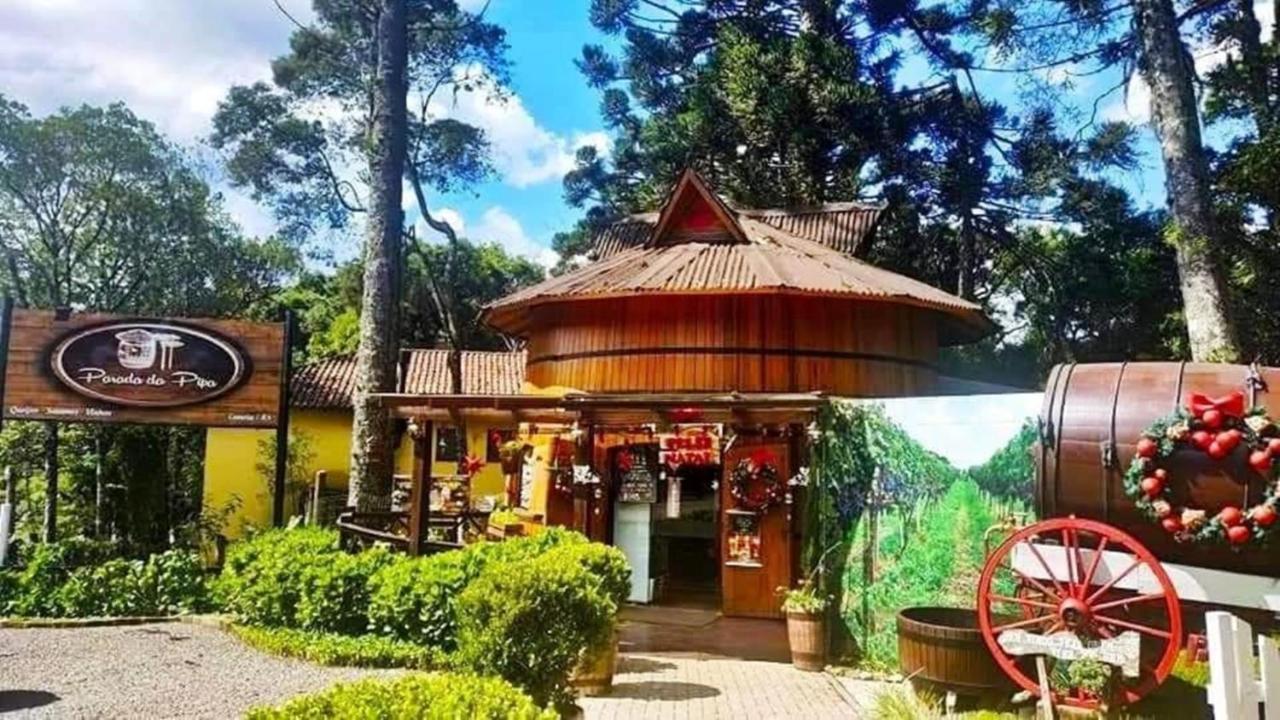 Chalé Temático em Pipa de Vinho - Parada da Pipa Chalés Canela Exterior foto